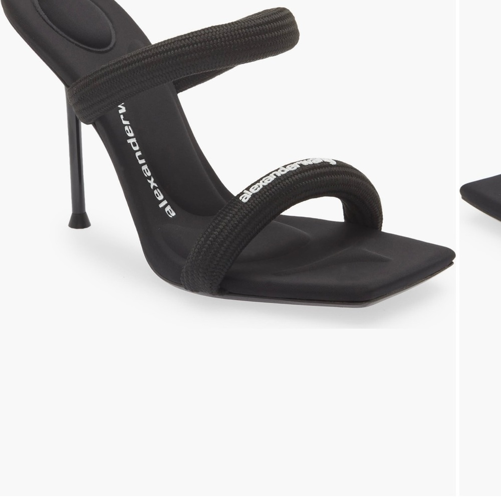 Alexander Wang Black Julie Tubular Sandals